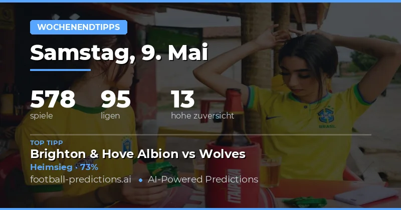 Fußball-Wochenende: Statistische Auswertung der Top-Ligen