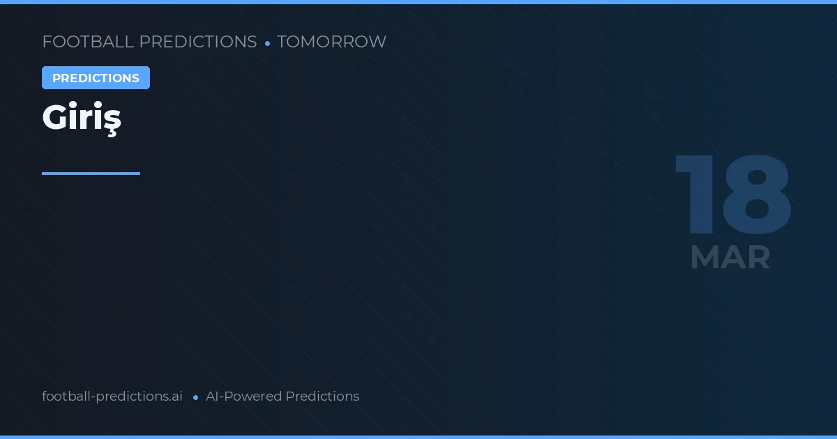 Futbol tahminleri Yarın Mart 2026: en iyi bahisler