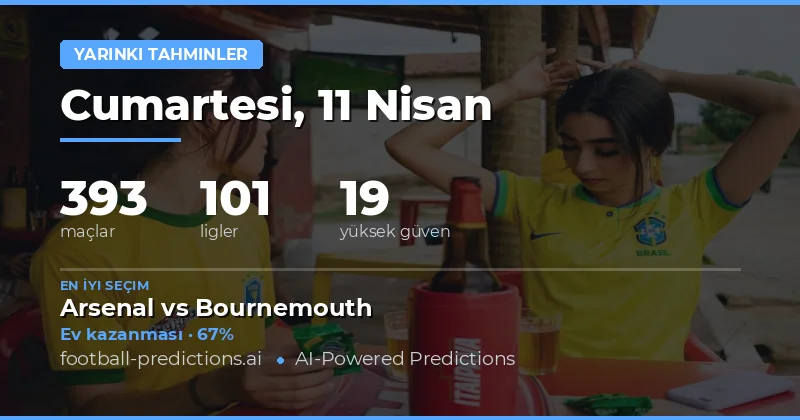 11 Nisan 2026 Tarihine Ait Maç Tahminleri