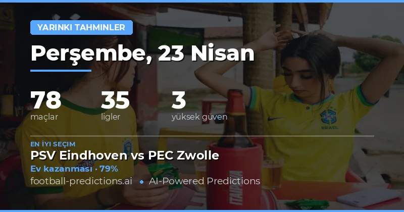 23 Nisan 2026 Tarihli Maçlarda Bahis Stratejisi