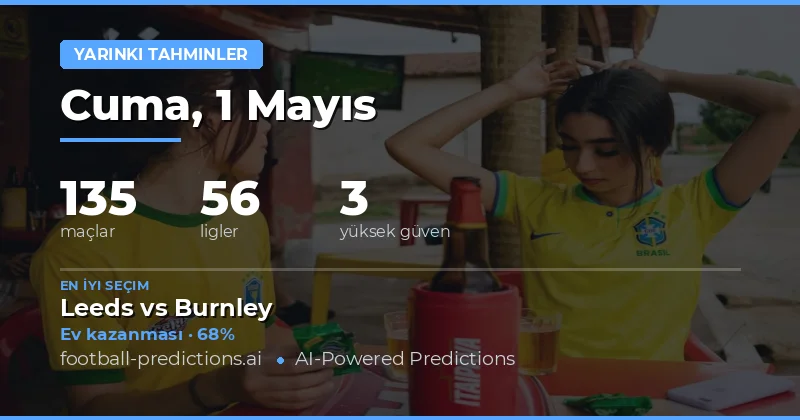 1 Mayıs 2026 Futbol Maçları İçin Kapsamlı Tahmin Analizi