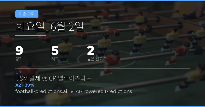 오늘의 더블 찬스 예측 분석