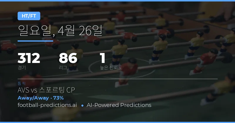 하프타임/풀타임 더블 결과 시장의 전략적 접근