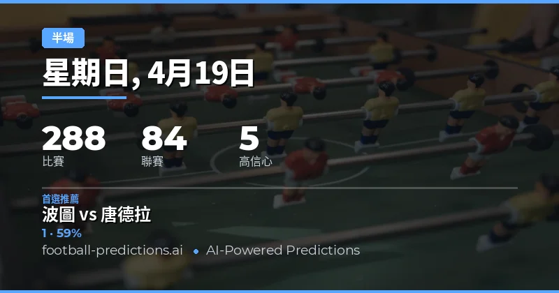 半場結果預測分析