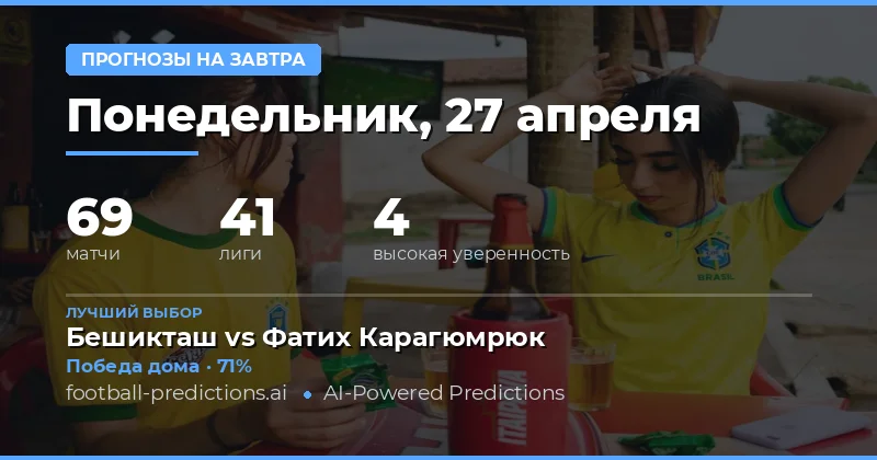 Анализ турнирной ситуации и статистические тренды 27 Apr 2026