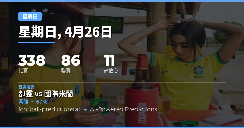 週日賽事前瞻：數據引導的投注策略