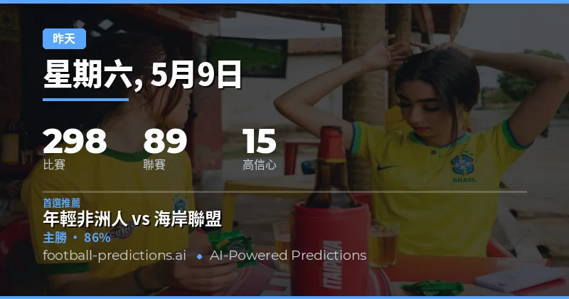 2026年5月9日足球預測總覽