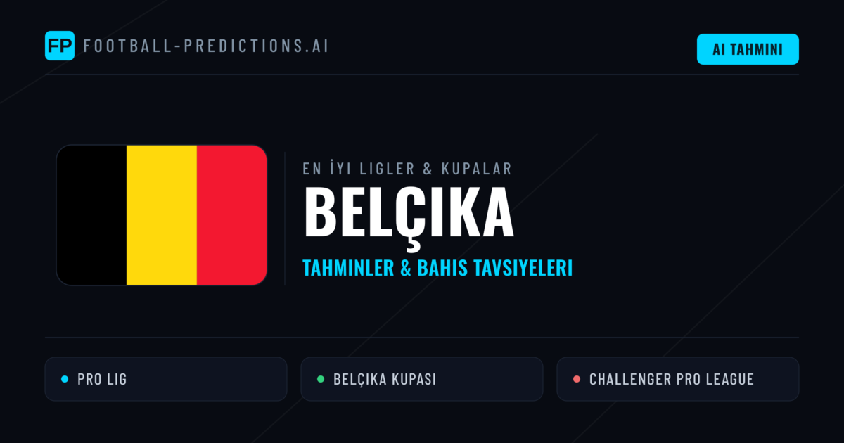 Belçika Futbol Tahminleri & İddaa İpuçları