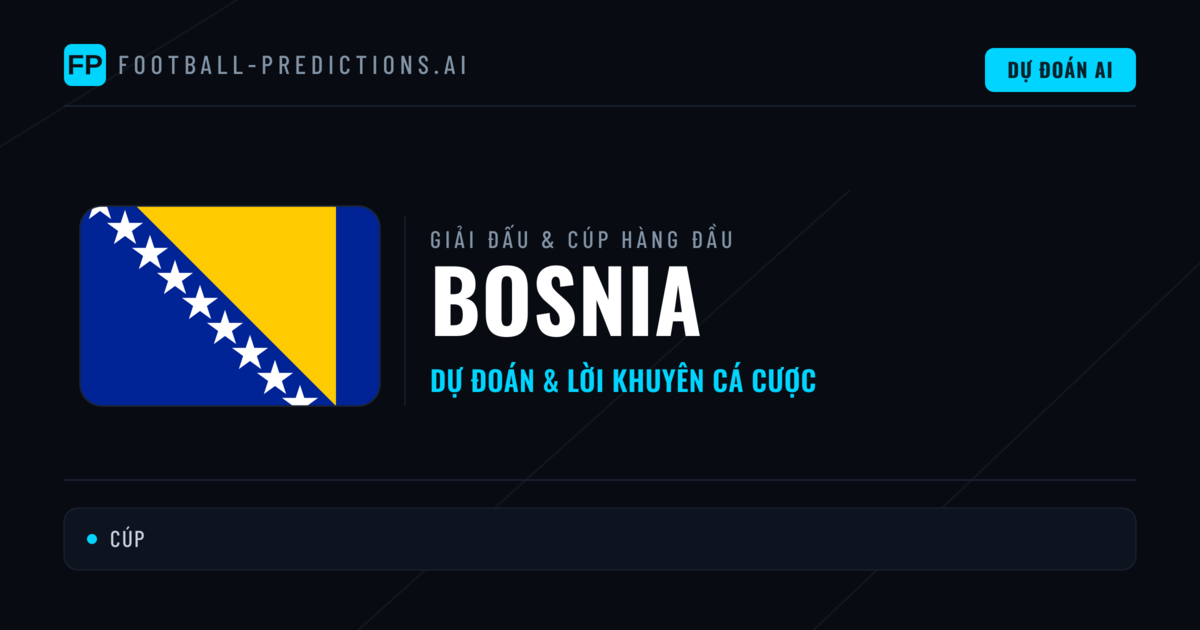 Soi Kèo Bóng Đá Bosnia & Dự Đoán