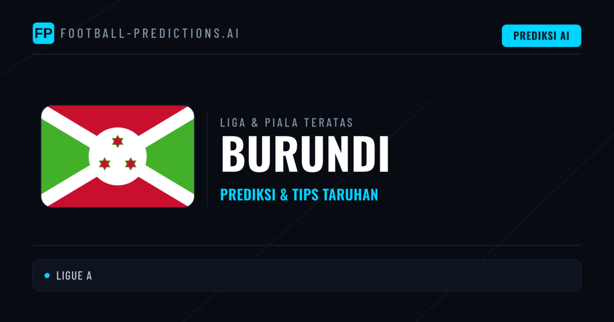 Prediksi Bola Malam Ini & Tips Burundi