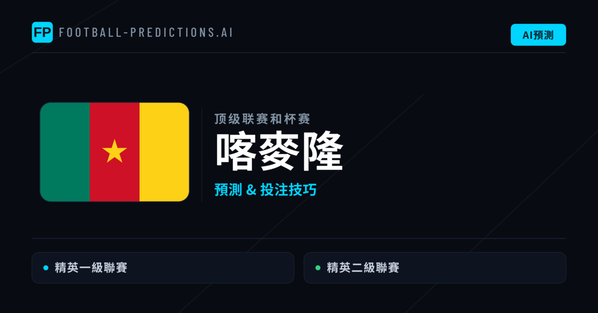 喀麥隆足球賽事預測 — 運彩分析與推薦