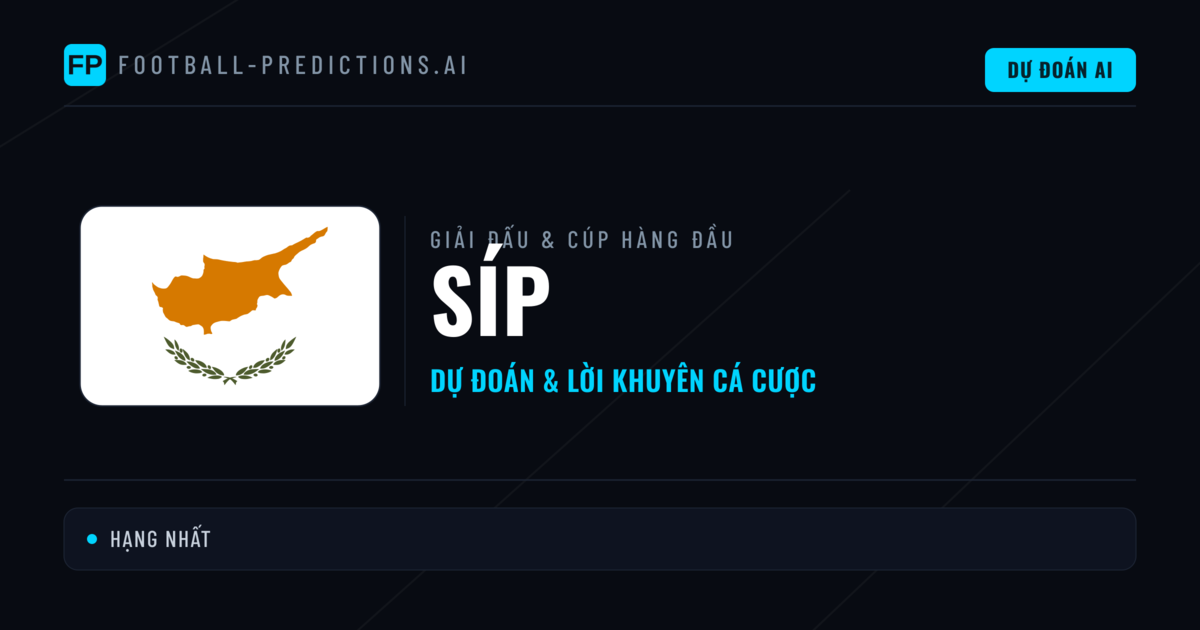Soi Kèo Bóng Đá Síp & Dự Đoán