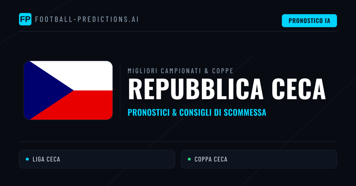 Pronostici Calcio Repubblica Ceca — Scommesse e Consigli