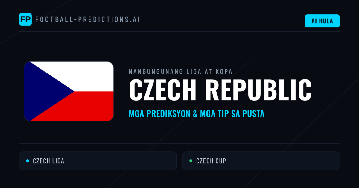 Prediksyon at Tips sa Czech Republic Football