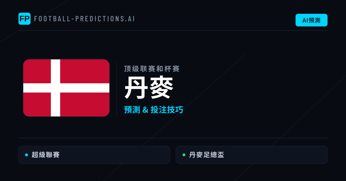 丹麥足球賽事預測 — 運彩分析與推薦