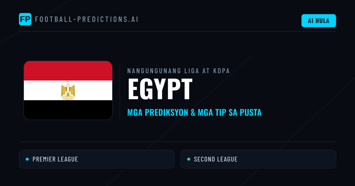 Prediksyon at Tips sa Egypt Football