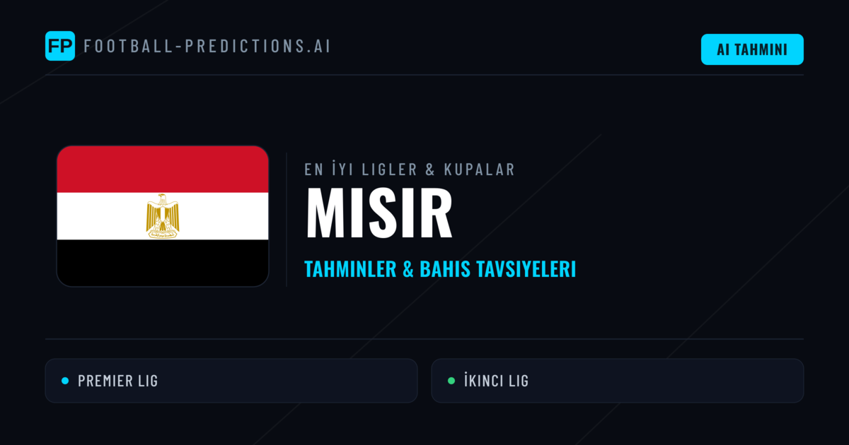Mısır Futbol Tahminleri & İddaa İpuçları