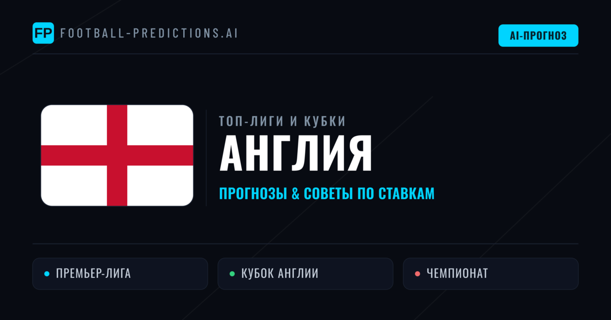 Прогнозы и советы по футболу Англия