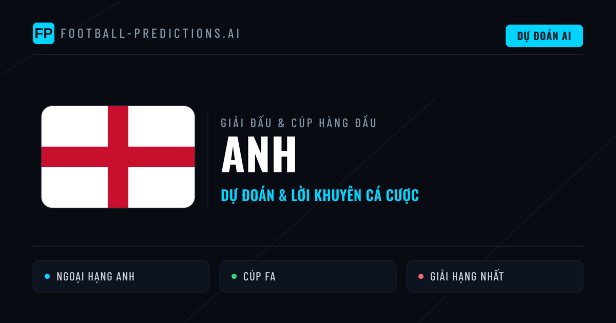 Soi Kèo Bóng Đá Anh & Dự Đoán