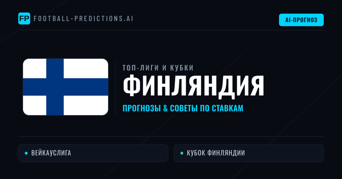 Прогнозы и советы по футболу Финляндия