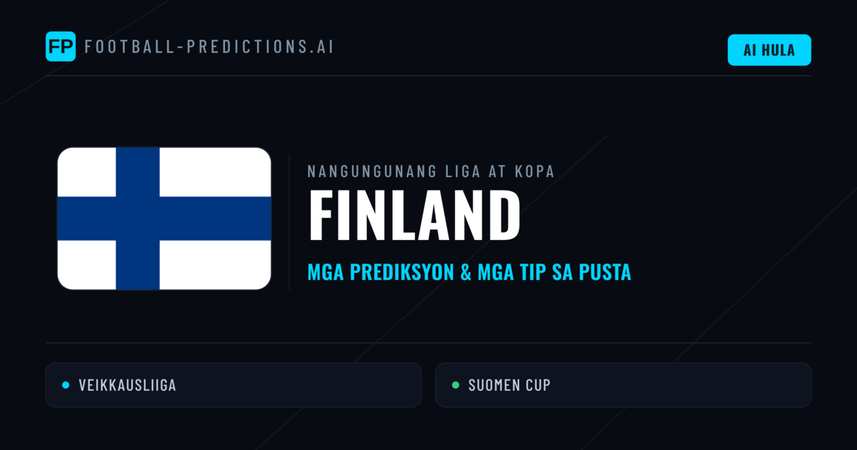 Prediksyon at Tips sa Finland Football