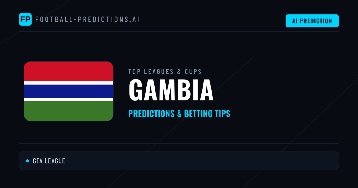 Gambia Football Predictions & Betting Tips