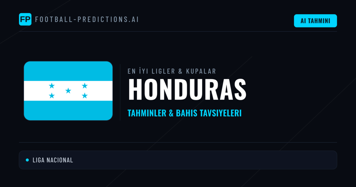 Honduras Futbol Tahminleri & İddaa İpuçları