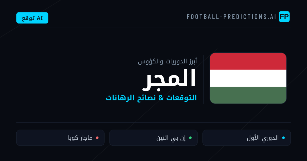 توقعات مباريات كرة القدم المجر — نصائح الرهان