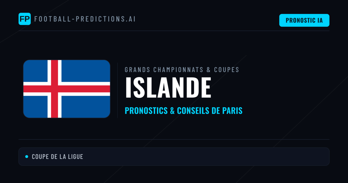 Pronostics football Islande & Conseils de Paris