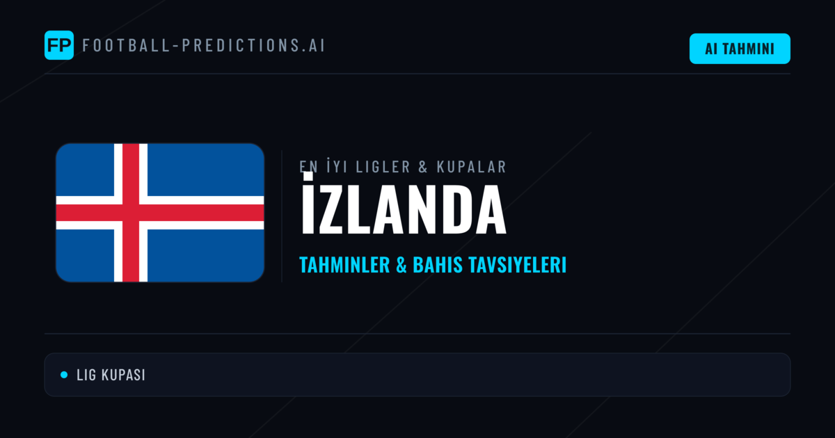 İzlanda Futbol Tahminleri & İddaa İpuçları