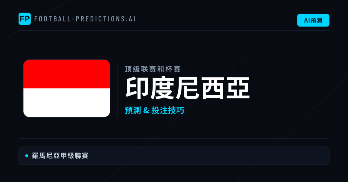 印度尼西亞足球賽事預測 — 運彩分析與推薦