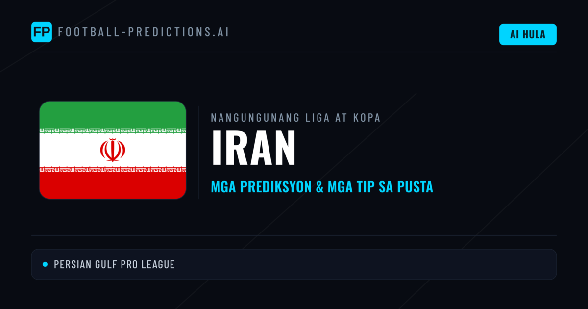 Prediksyon at Tips sa Iran Football