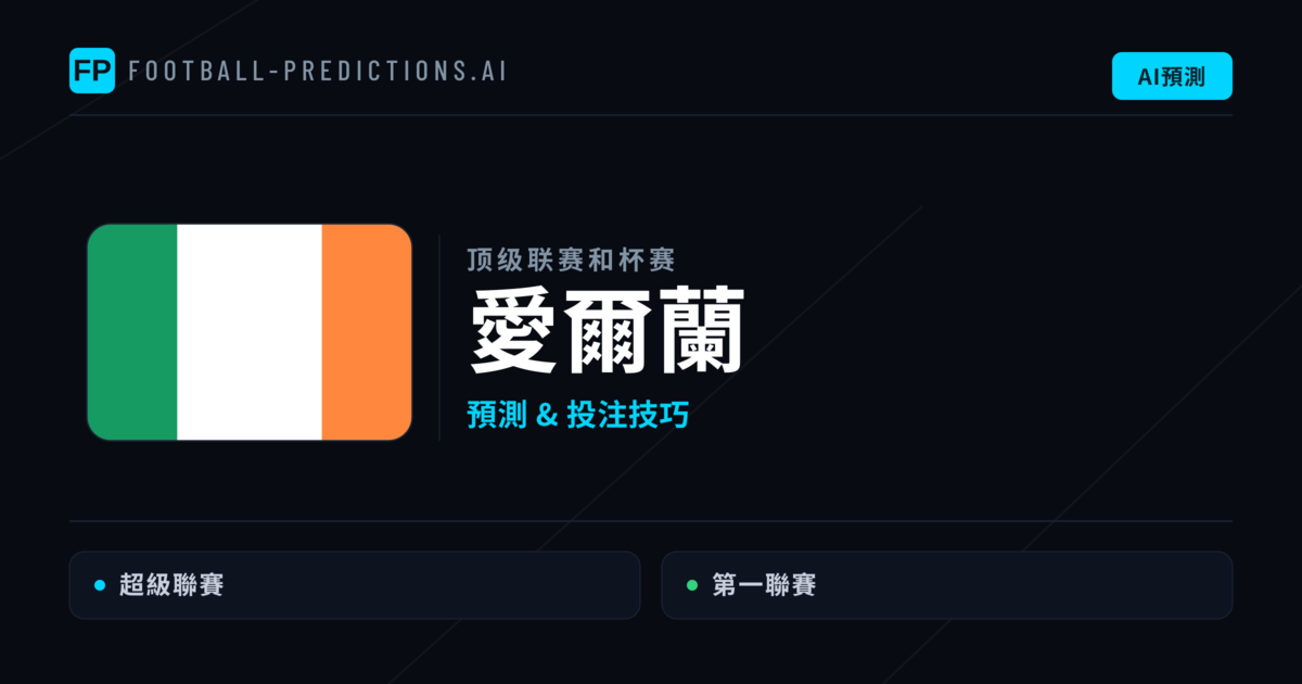 愛爾蘭足球賽事預測 — 運彩分析與推薦