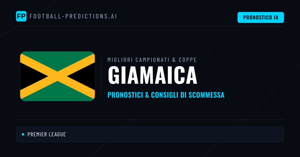 Pronostici Calcio Giamaica — Scommesse e Consigli
