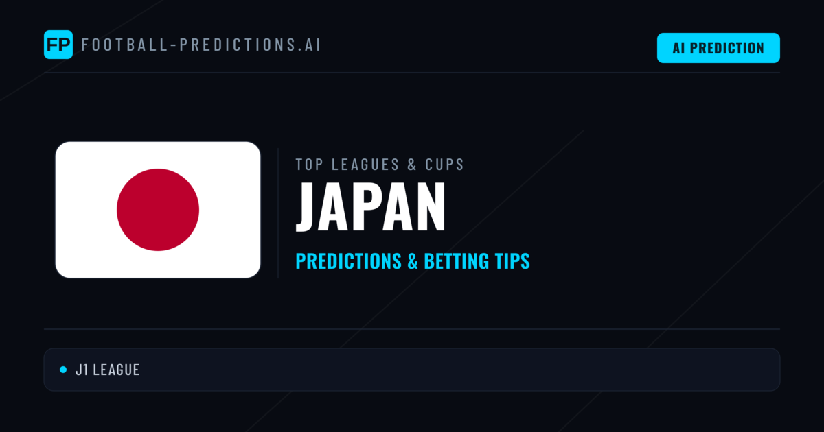 Japan Football Predictions & Betting Tips