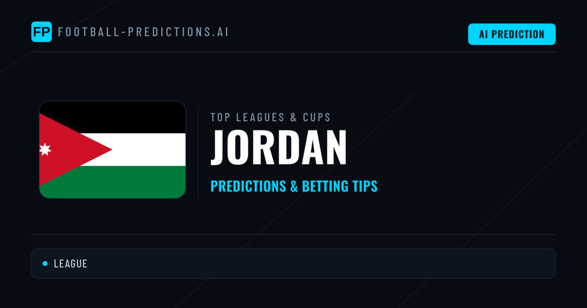 Jordan Football Predictions & Betting Tips