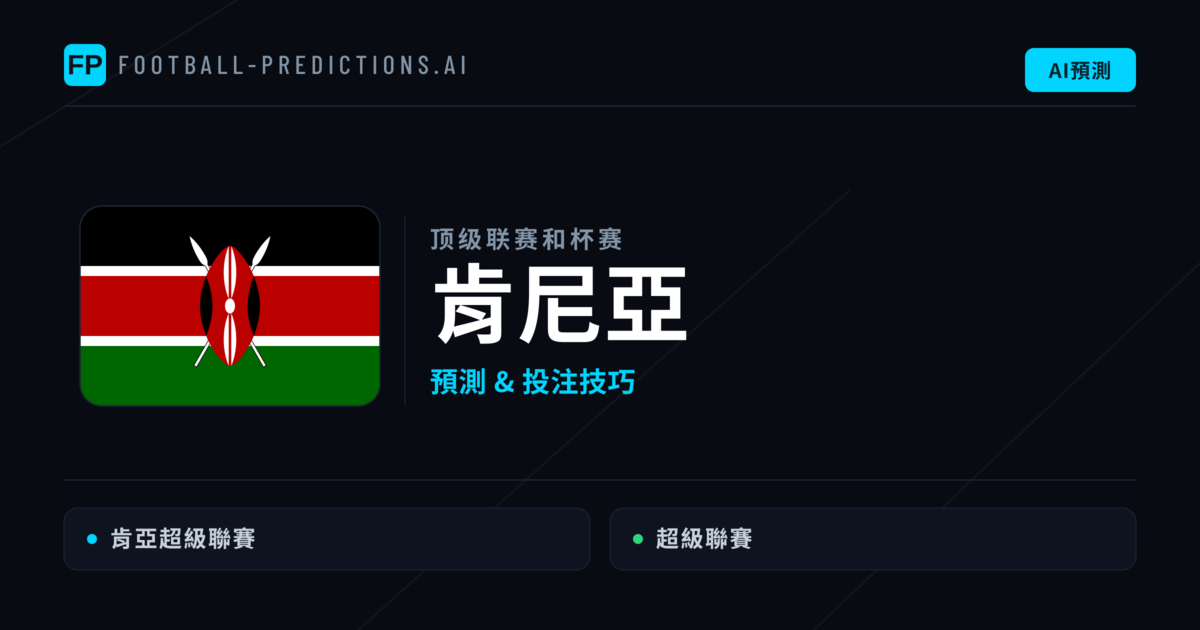 肯尼亞足球賽事預測 — 運彩分析與推薦