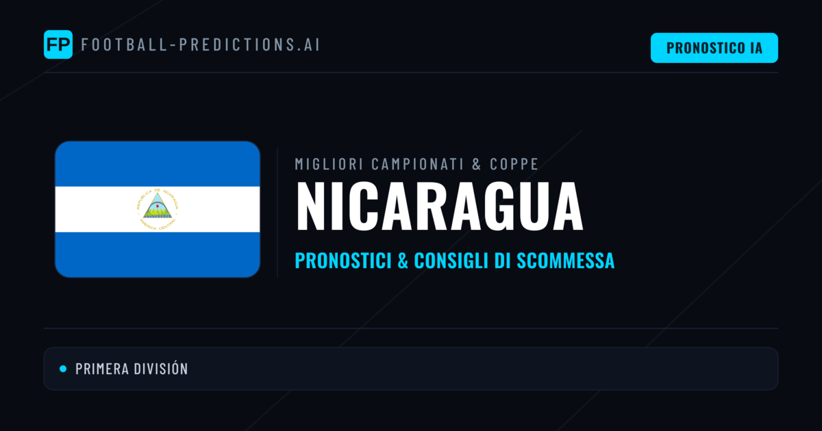 Pronostici Calcio Nicaragua — Scommesse e Consigli