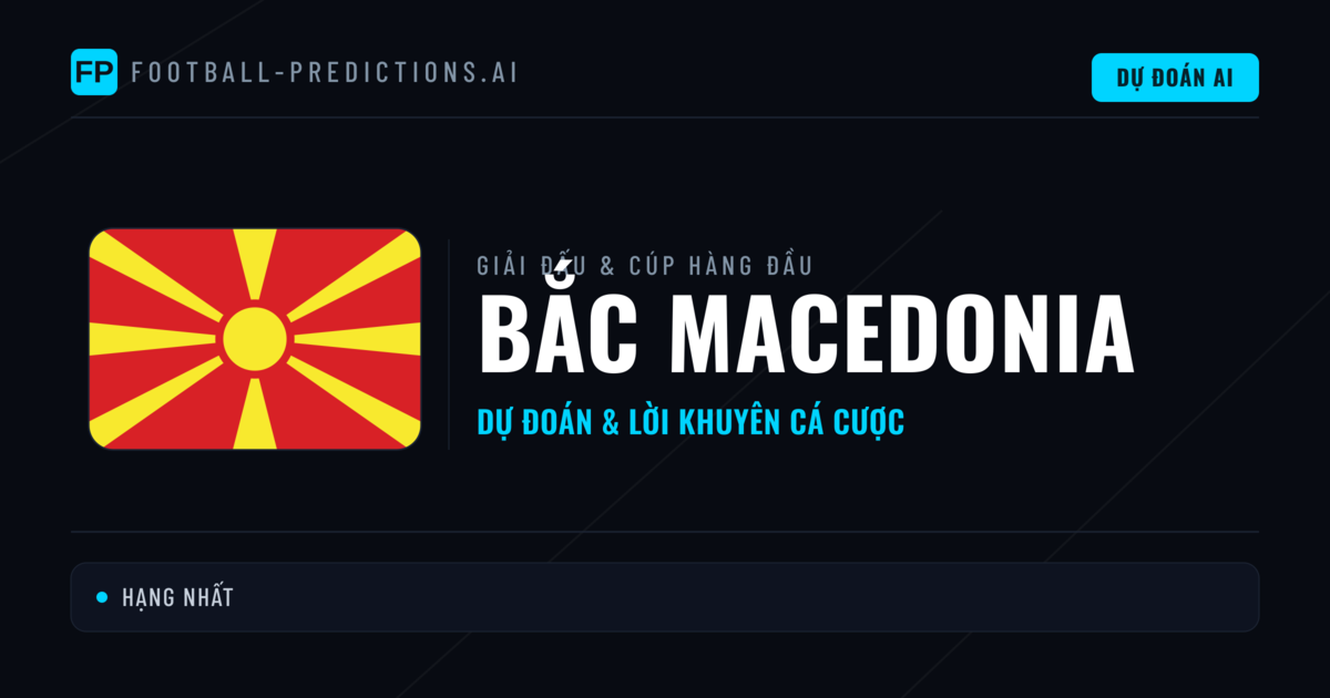 Soi Kèo Bóng Đá Bắc Macedonia & Dự Đoán