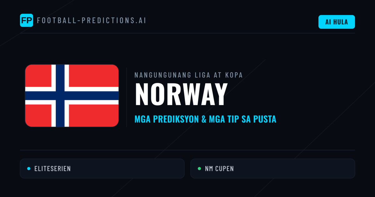 Prediksyon at Tips sa Norway Football
