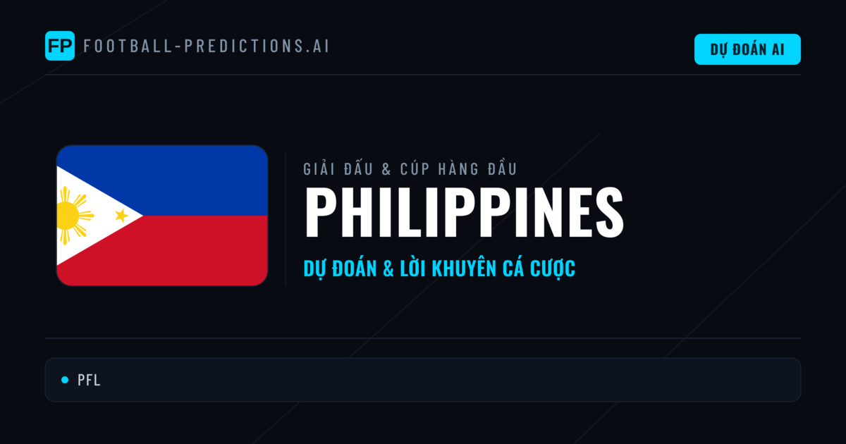 Soi Kèo Bóng Đá Philippines & Dự Đoán