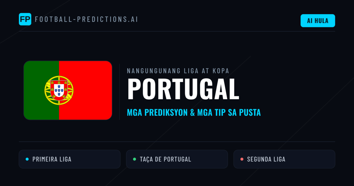 Prediksyon at Tips sa Portugal Football