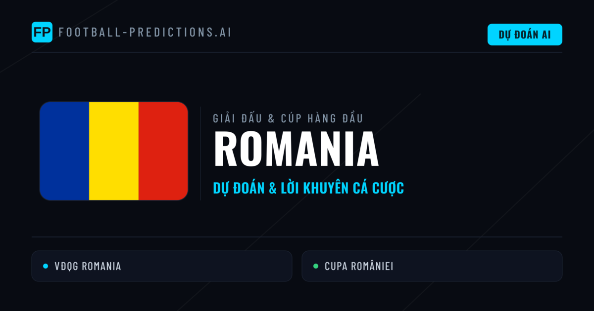 Soi Kèo Bóng Đá Romania & Dự Đoán