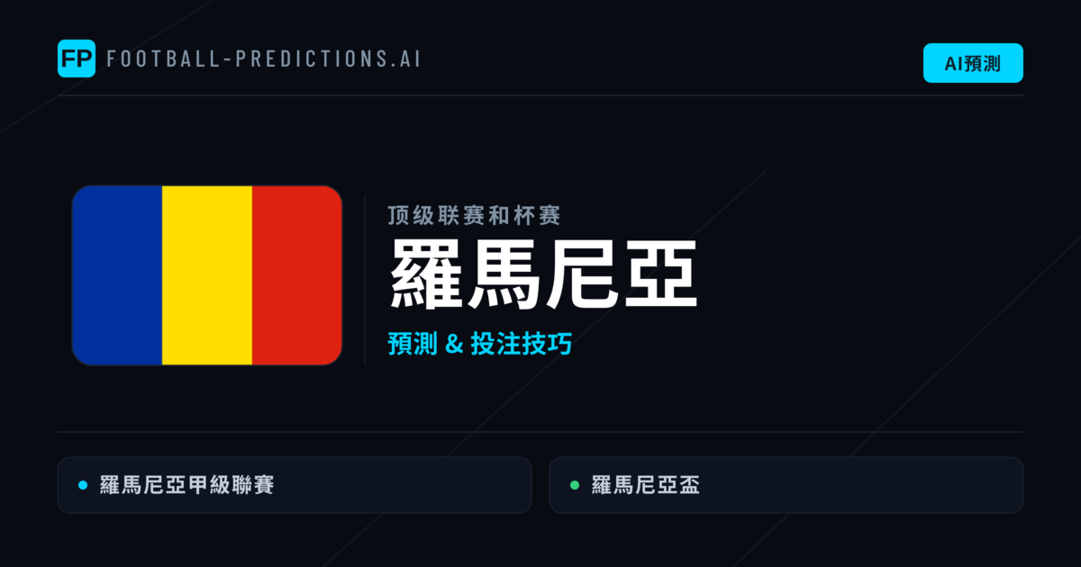 羅馬尼亞足球賽事預測 — 運彩分析與推薦