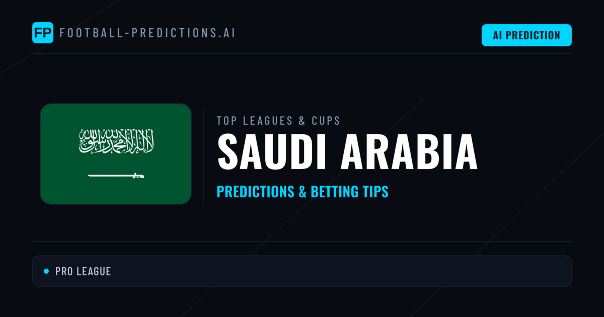 Saudi Arabia Football Predictions & Betting Tips