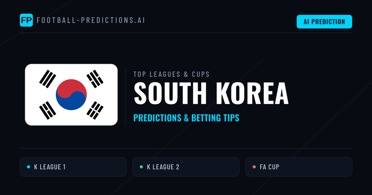 South Korea Football Predictions & Betting Tips