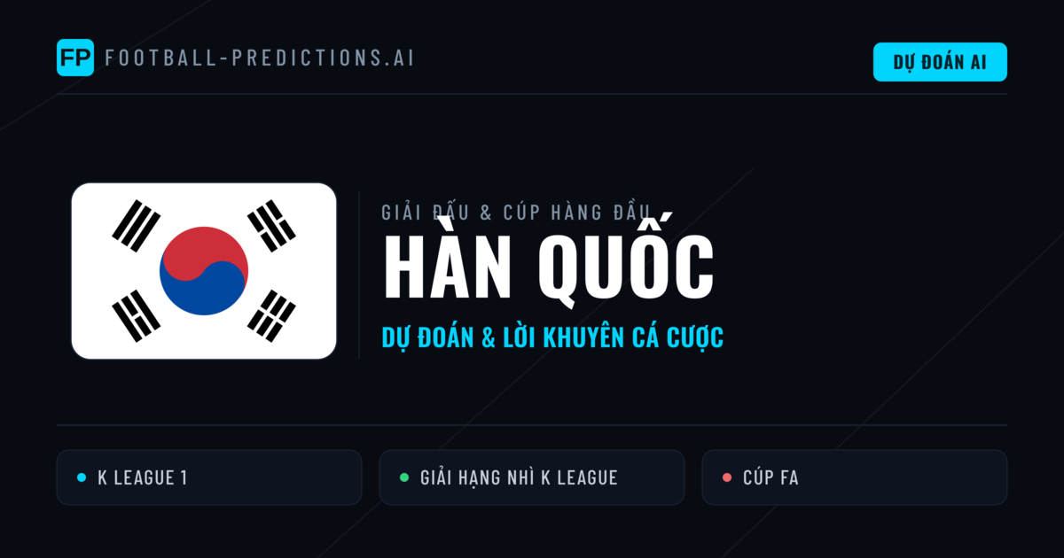 Soi Kèo Bóng Đá Hàn Quốc & Dự Đoán