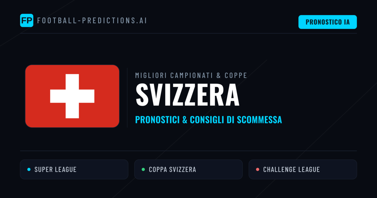 Pronostici Calcio Svizzera — Scommesse e Consigli