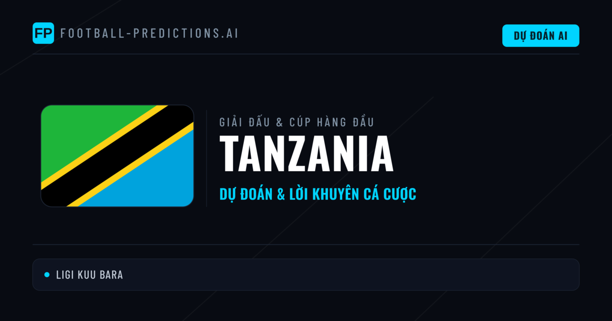 Soi Kèo Bóng Đá Tanzania & Dự Đoán