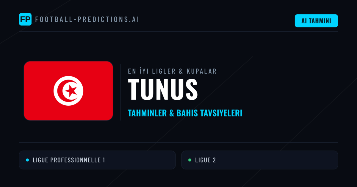 Tunus Futbol Tahminleri & İddaa İpuçları